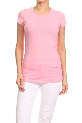 LoveSweet Basic T-Shirts Pink - Pack of 12