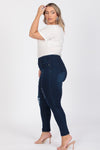 Plus Size Mid-Rise Denim Jeggings Pants - Pack of 6