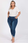 Plus Size Mid-Rise Distressed Denim Jeggings - Pack of 6