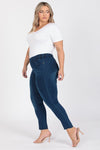 Plus Size Mid-Rise Denim Jeggings Pants - Pack of 6