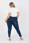 Plus Size Mid-Rise Denim Jeggings Pants - Pack of 6