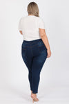 Plus Size Mid-Rise Denim Jeggings Pants - Pack of 6