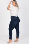 Plus Size Mid-Rise Denim Jeggings Pants - Pack of 6