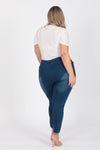 Plus Size Mid-Rise Denim Jeggings Pants - Pack of 6