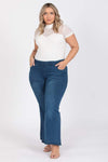 Plus Size High Waist Flared Denim Jeggings Pants - Pack of 6