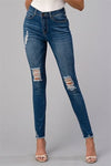 American Blue Distressed Skinny Denim Jeans - Pack of 12