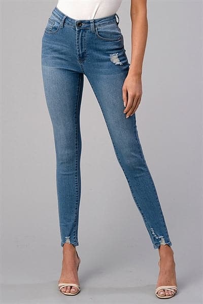 American Blue Distressed Skinny Denim Jeans - Pack of 12