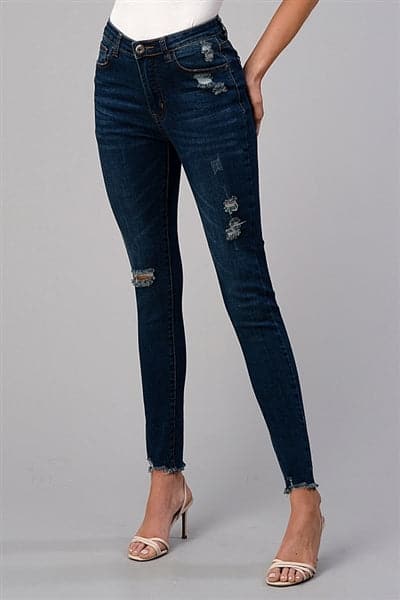 American Blue Distressed Skinny Denim Jeans - Pack of 12