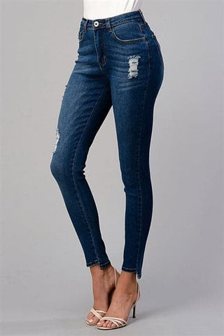 Women 5 pockets Classic Denim Jeans Black - Pack of 13