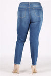 Plus Size Mid-Rise Distressed Denim Jeans - Pack of 6